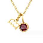 Le collier de pierre de naissance zodiaque