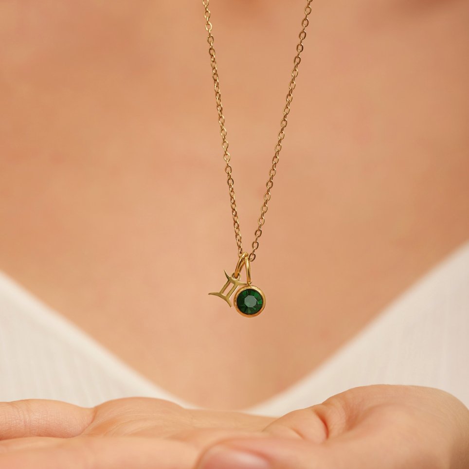 The Zodiac Birthstone Necklace