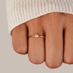 The Birthstone 18K Gold Rings