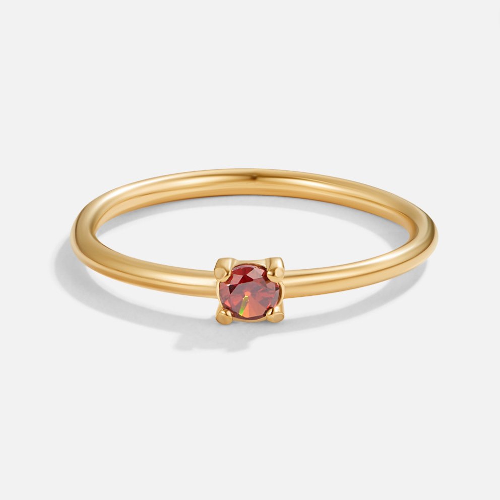 The Birthstone 18K Gold Rings