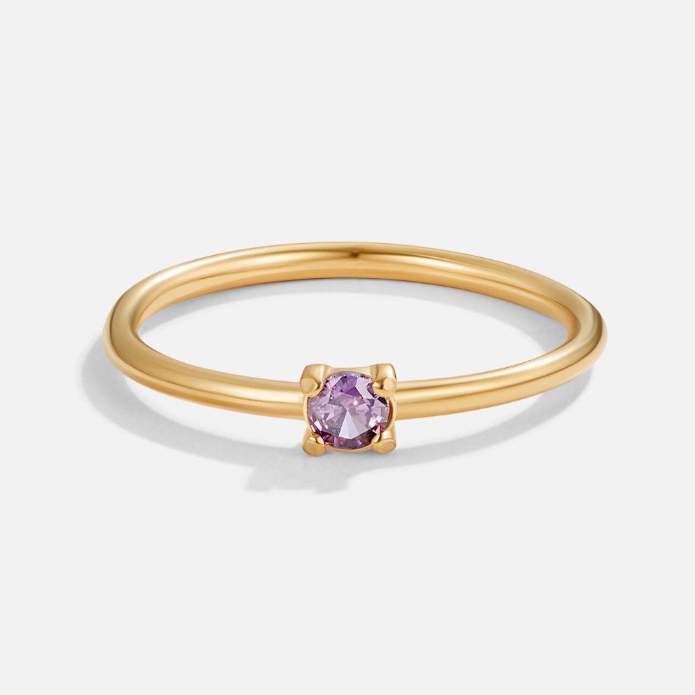 The Birthstone 18K Gold Rings