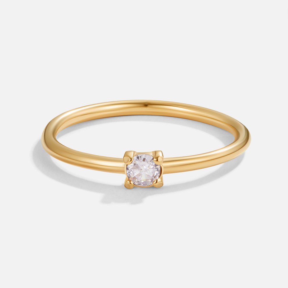The Birthstone 18K Gold Rings