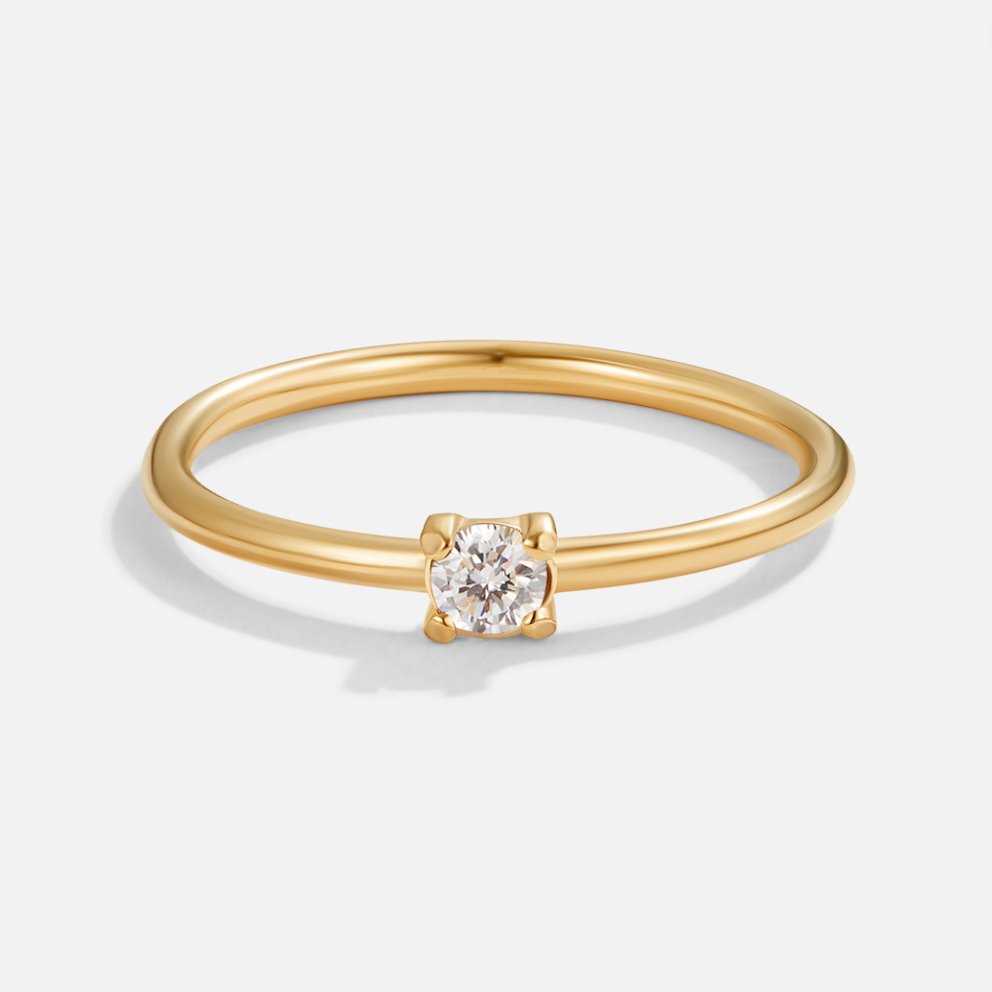 The Birthstone 18K Gold Rings