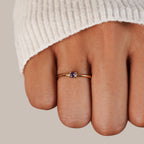 The Birthstone 18K Gold Rings