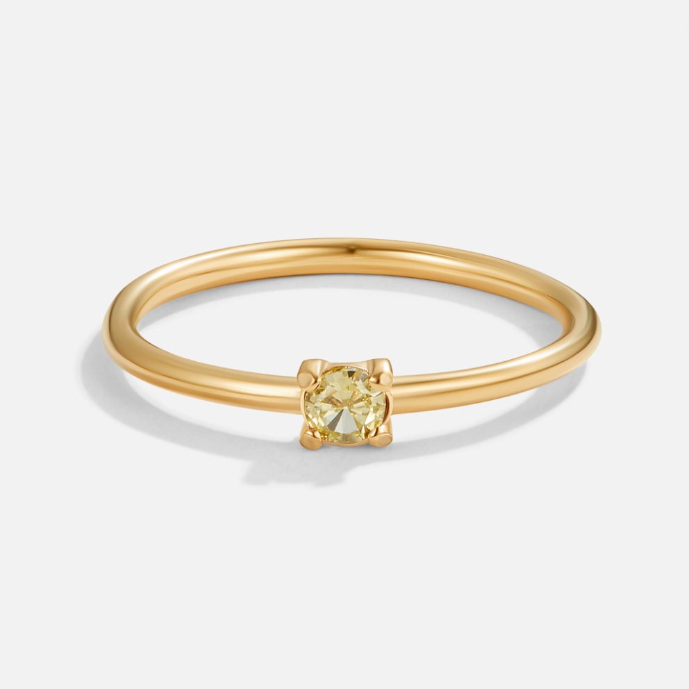 The Birthstone 18K Gold Rings