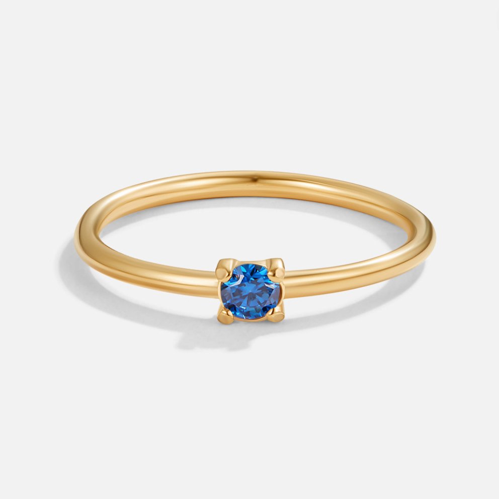 The Birthstone 18K Gold Rings