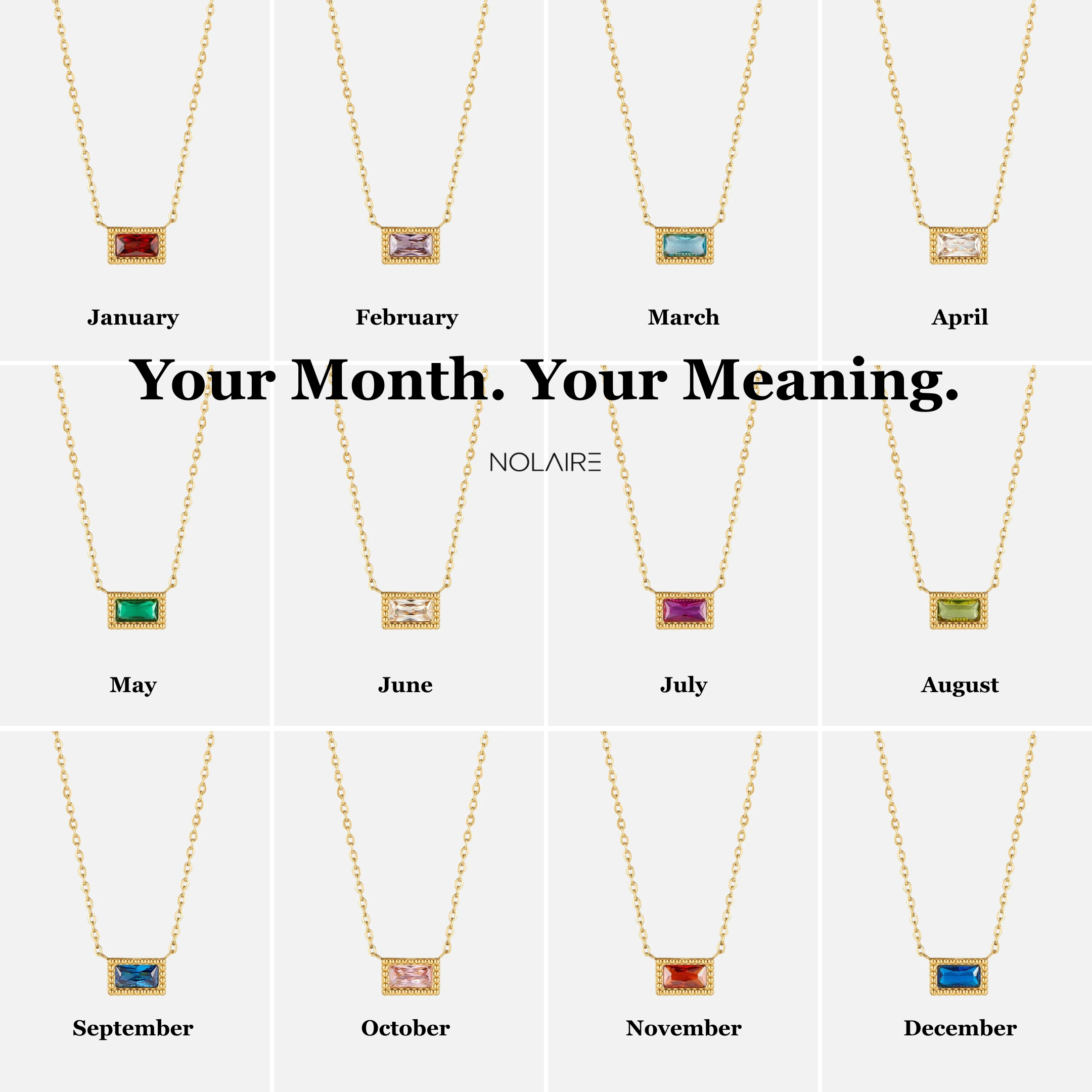The Birthstone Necklace