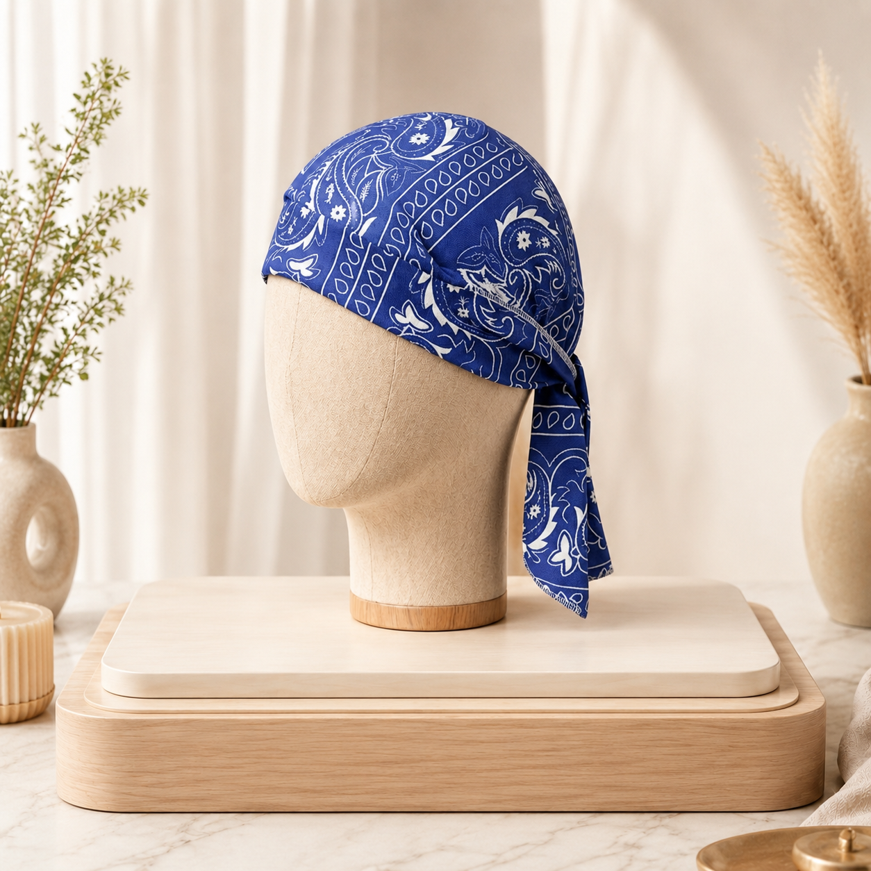 The Paisley Tie-Back Bandana