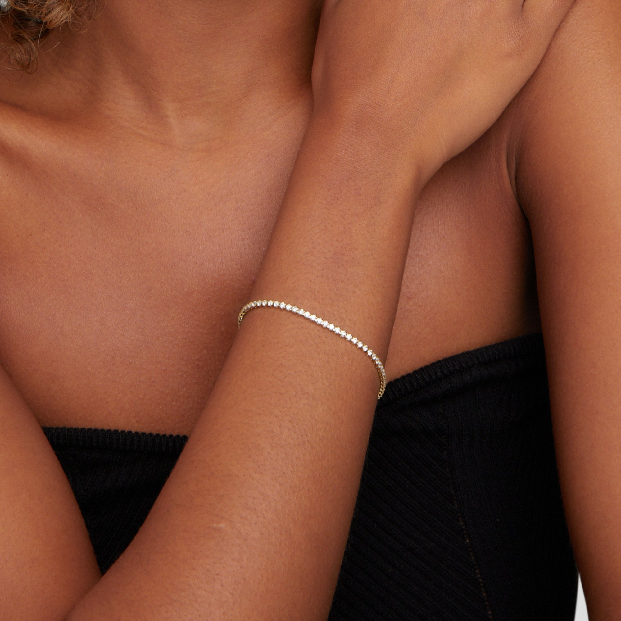 Classic Silver Tennis Bracelet