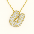 Collier initiales dorées