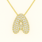 Golden Initial Necklace