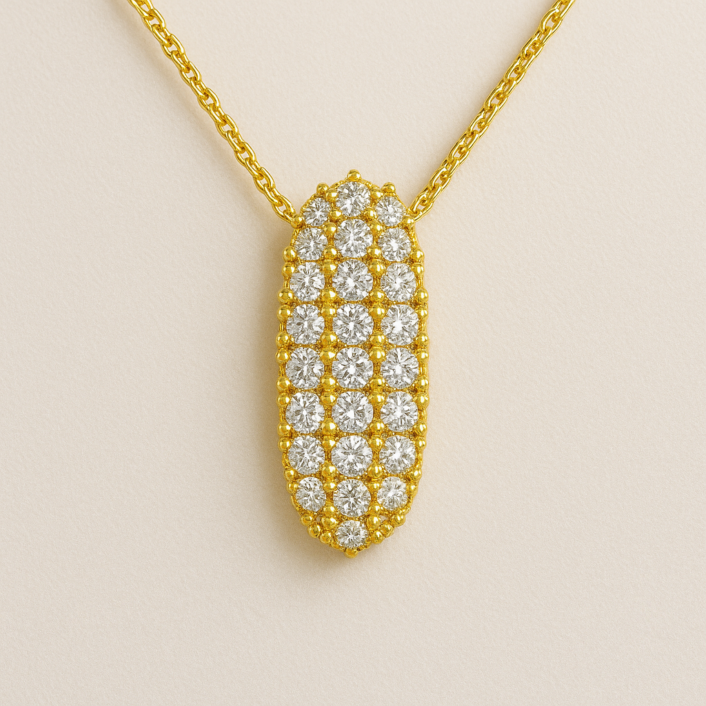 Golden Initial Necklace