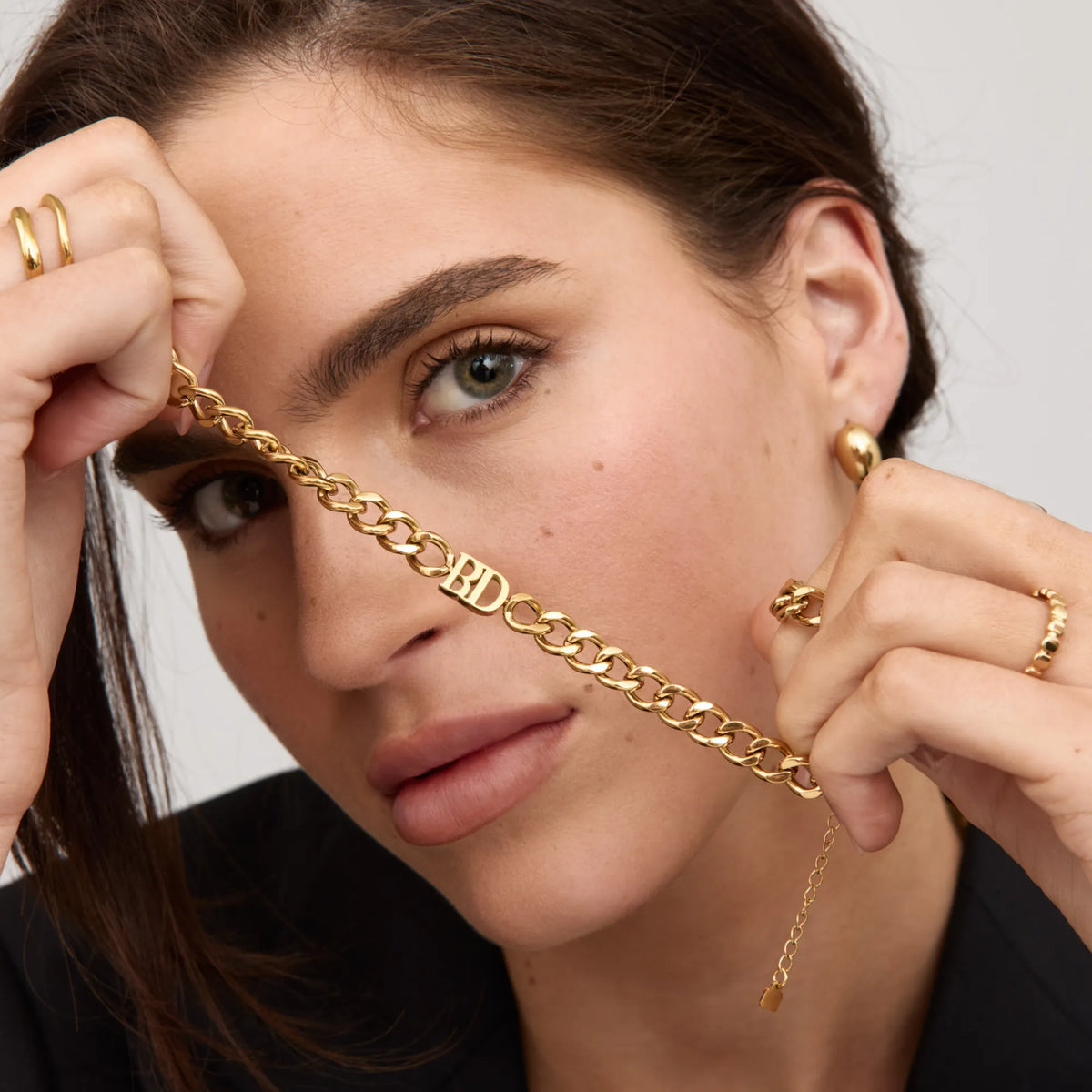 Collier Ras du Cou Initiales