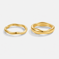 Becky Wave Ring Set