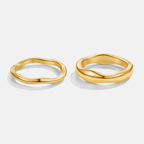 Becky Wave Ring Set