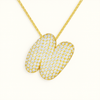 Collier initiales dorées