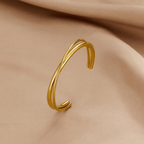 Jade Gold Twist Bracelet