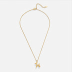 Gold Balloon Animal Necklace