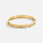 The Gold Clover Bangle