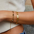 The Gold Clover Bangle