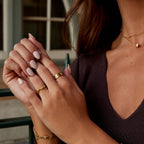 The Gold Clover Band Ring