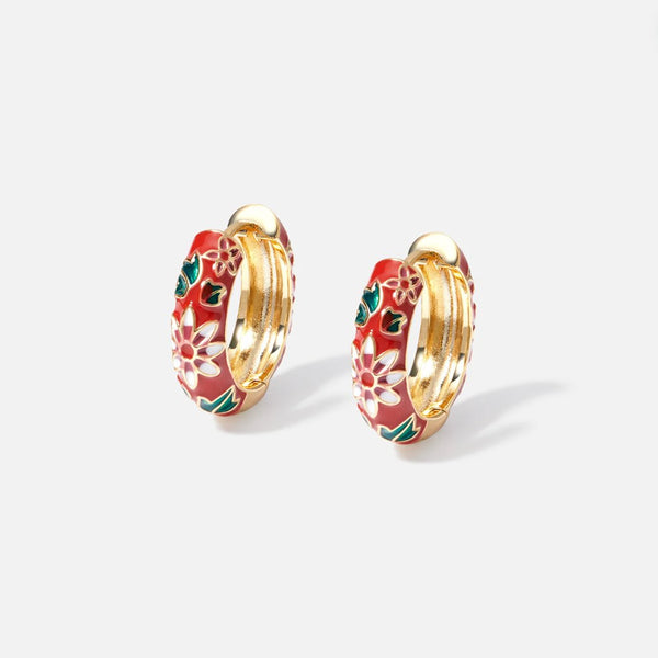 Gold Bloomed Earrings