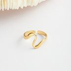 The Golden Wave Ring