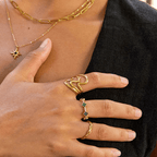 Golden ocean Wrap Ring