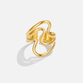 Golden ocean Wrap Ring