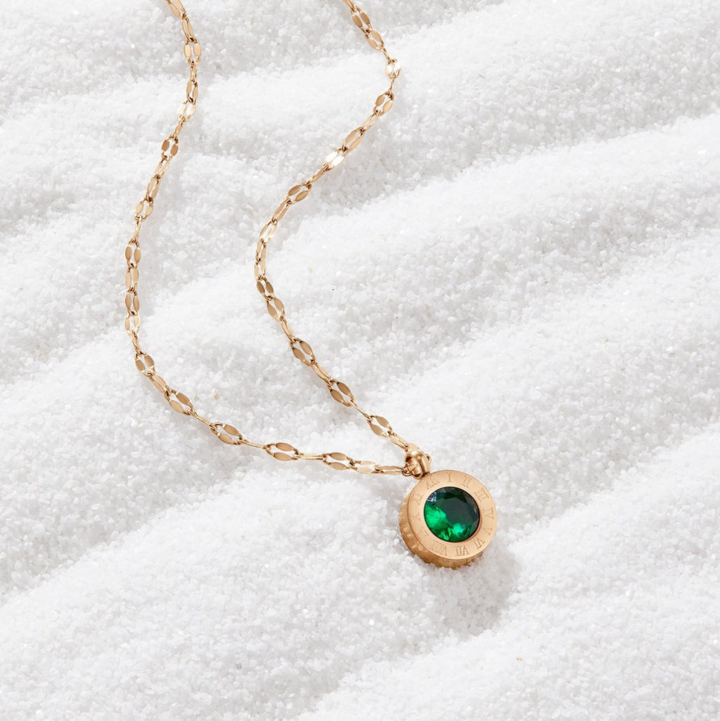 Green Crystal Necklace