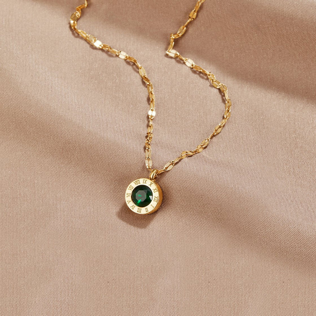 Green Crystal Necklace