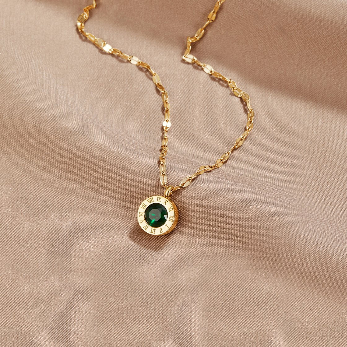 Green Crystal Necklace