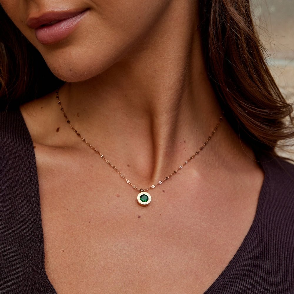 Green Crystal Necklace