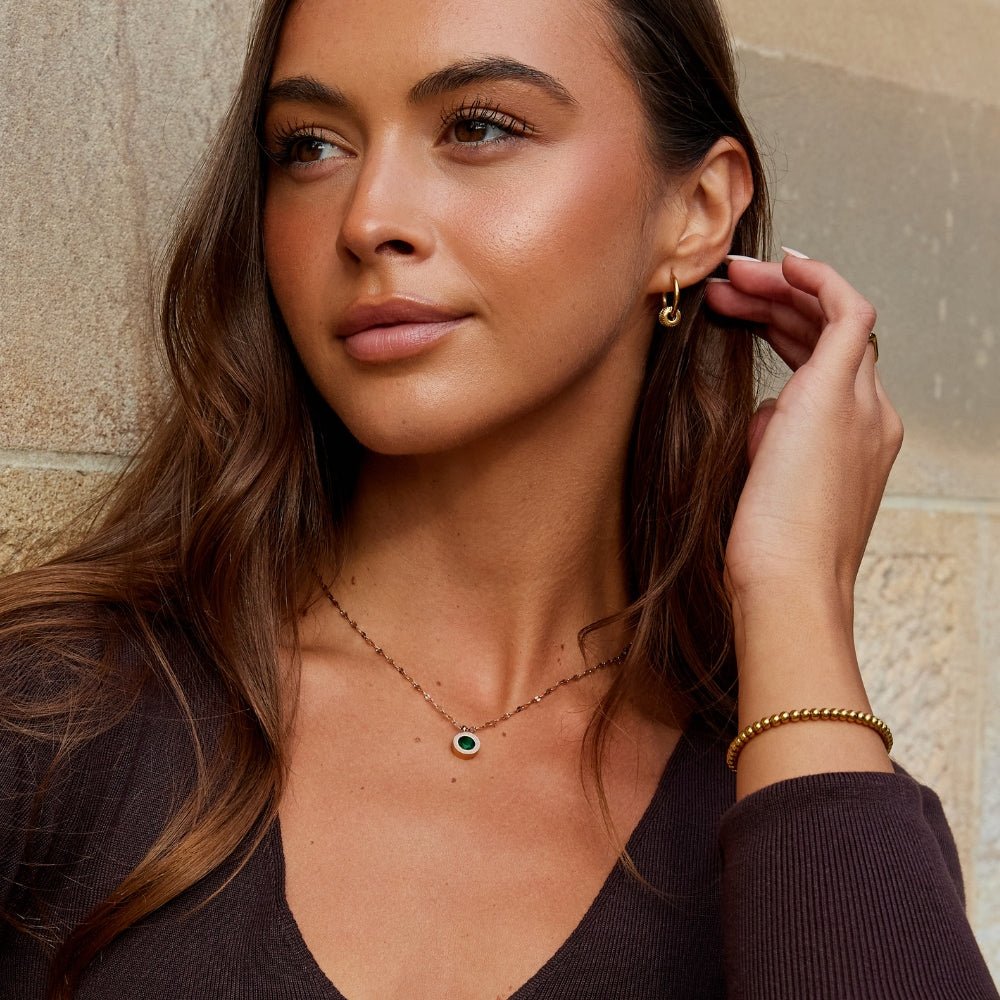Green Crystal Necklace