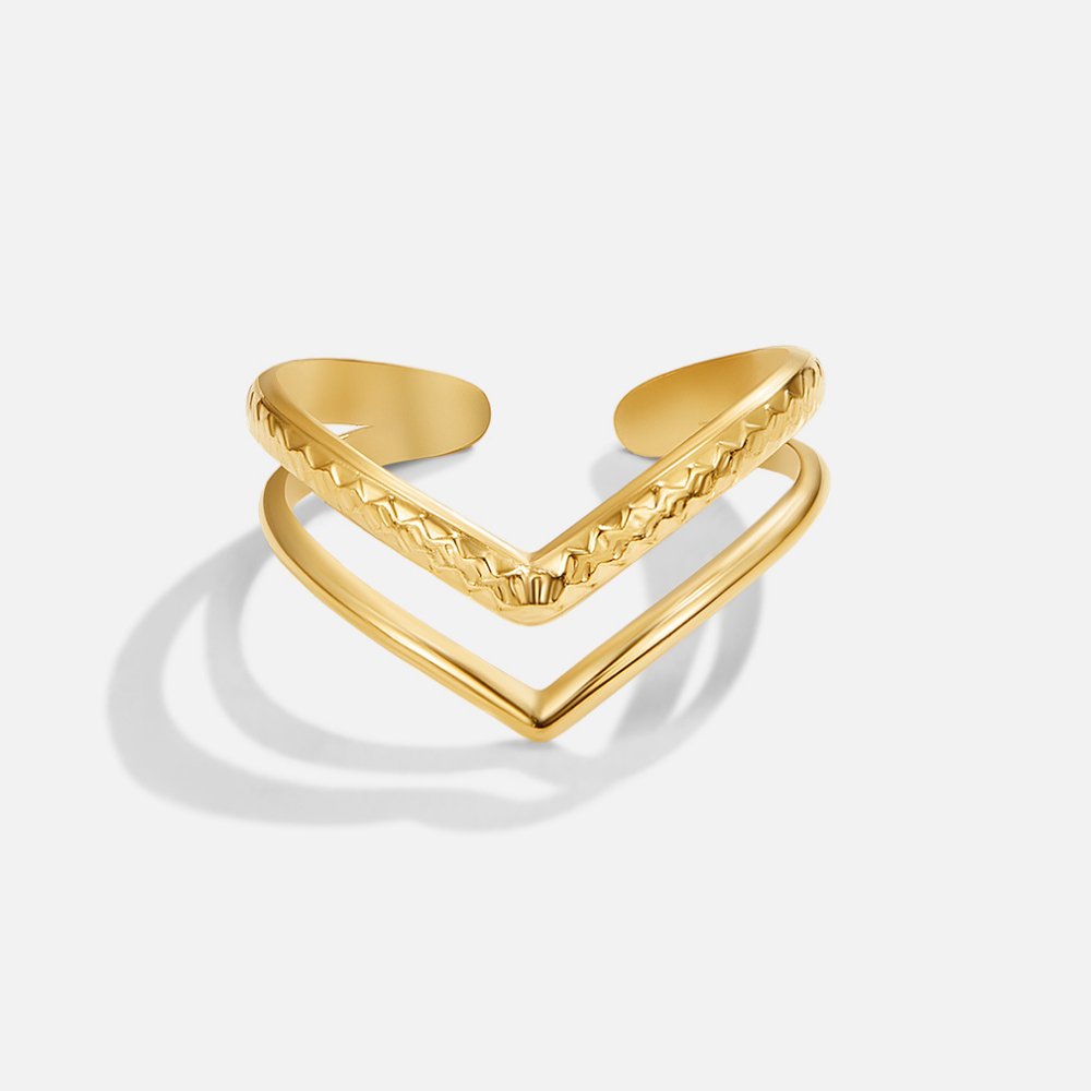 Mirela Layered Wrap Ring