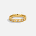 Clara Gold Crystal Ring