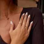 Clara Gold Crystal Ring