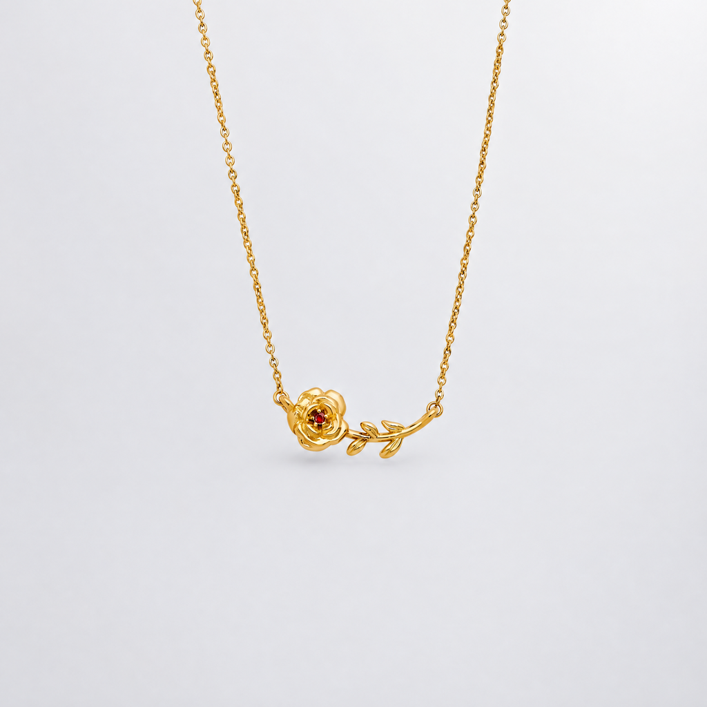 Dainty Birthflower Necklace
