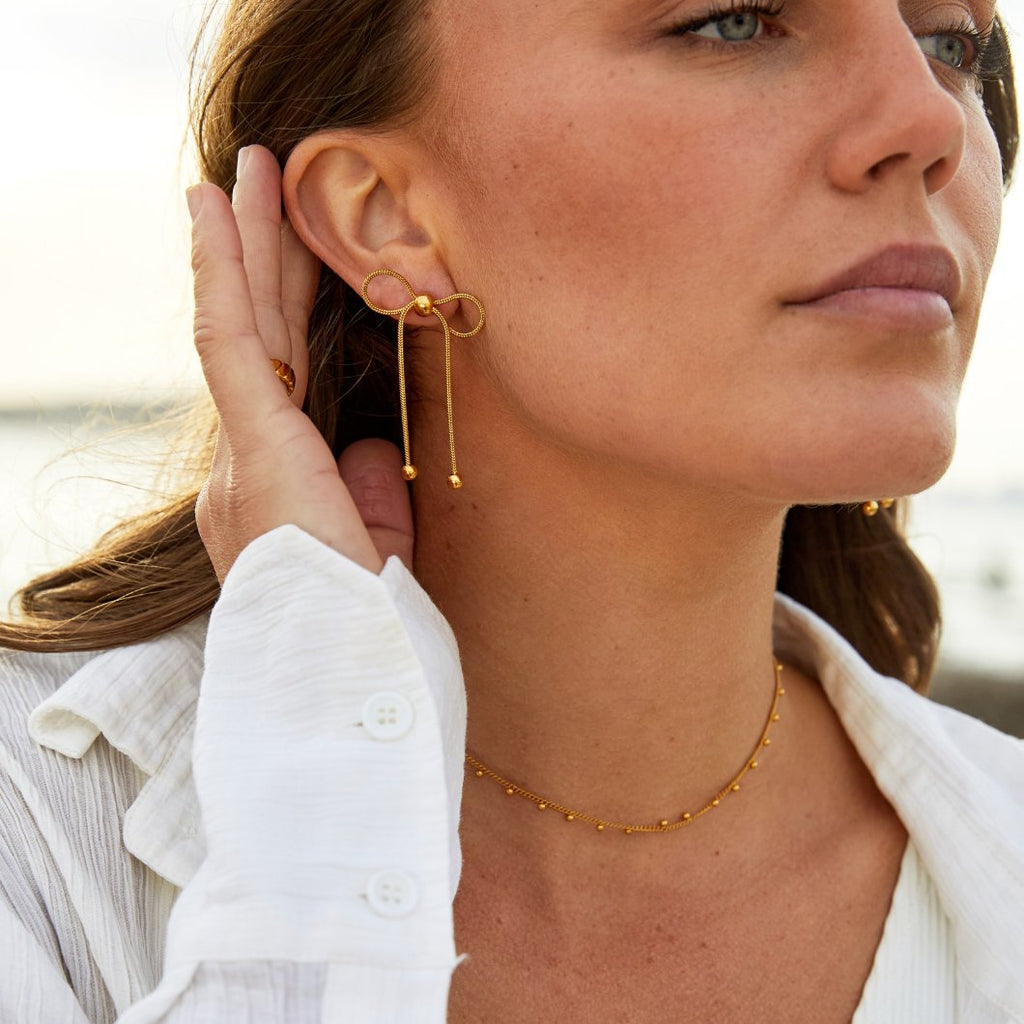 Lyra Bow Earrings