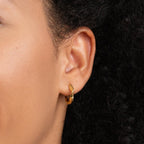 Corinne Twisting Hoop Earrings