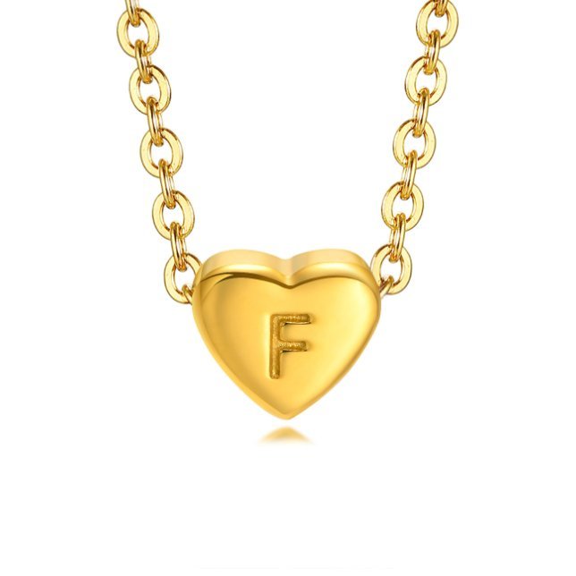 Lettered Heart Bracelet