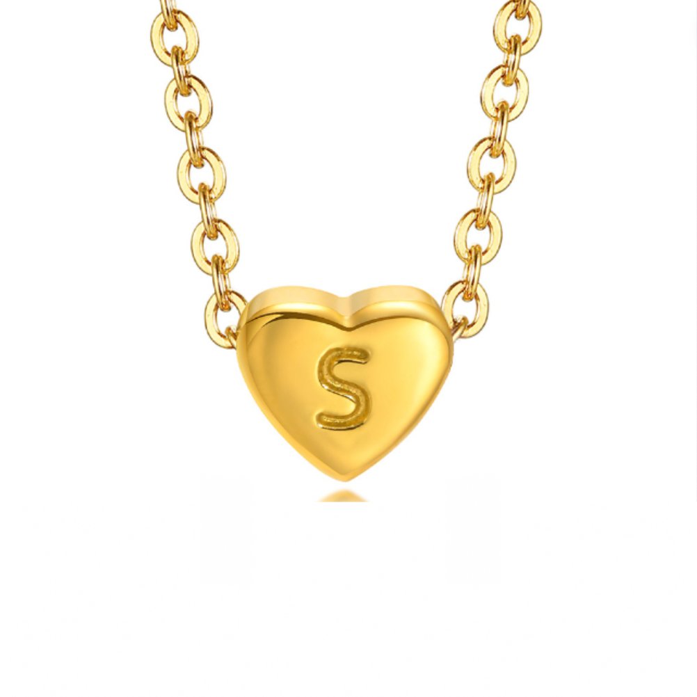 Lettered Heart Bracelet