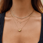 Sabine Gold Crystal Necklace