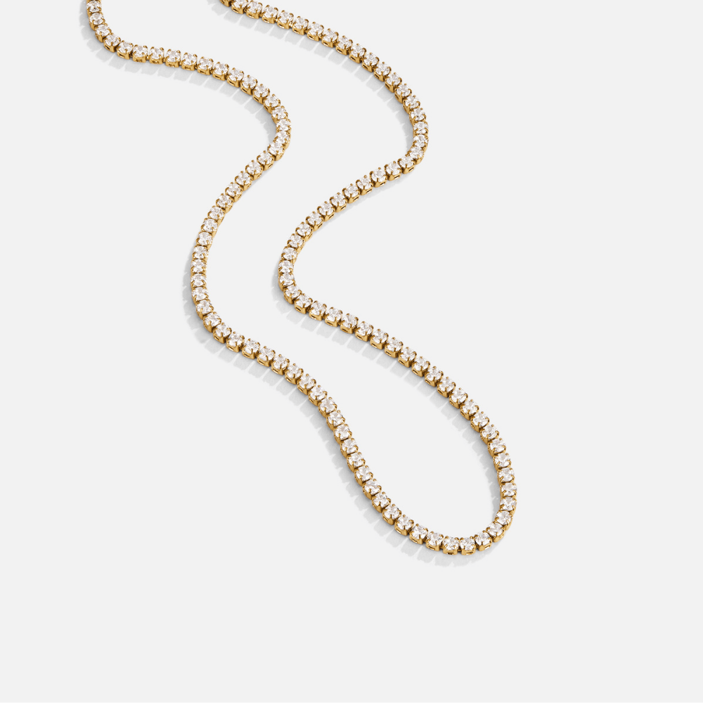 Sabine Gold Crystal Necklace