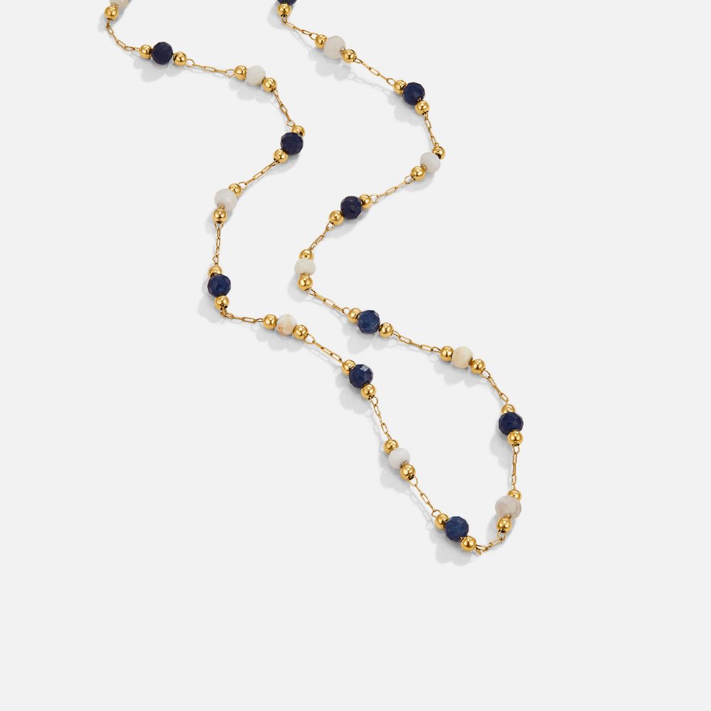 Isola Beaded Stone Necklace