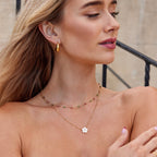 Yvette Beaded Stone Necklace