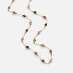 Yvette Beaded Stone Necklace