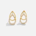 Sia Teardrop Link Earrings