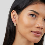 Sia Teardrop Link Earrings
