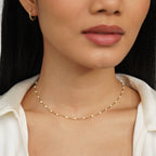 The White Beaded Necklace